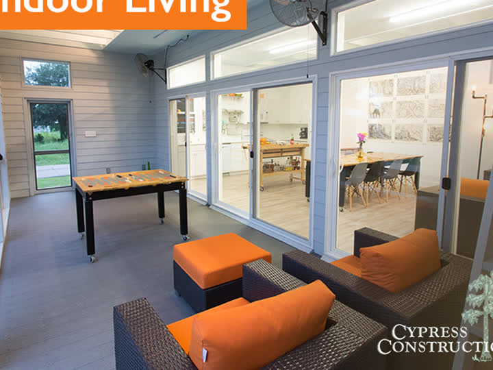 Open interior living area